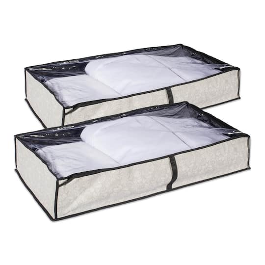 DII® 40" Fabric Soft Storage Bins with Viewing Window